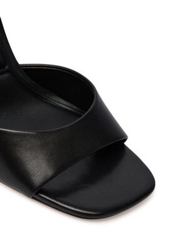 Aldo Sandały Florianna 007 14344610 Czarny. Kolor: czarny. Materiał: skóra