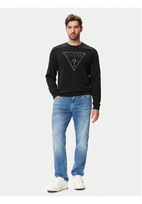 Guess Bluza M6YQ37 K4103 Czarny Slim Fit. Kolor: czarny. Materiał: bawełna #3