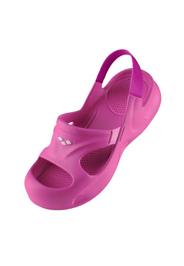 Klapki na basen dla dzieci Arena Softy Kids Hook. Kolor: różowy. Styl: sportowy