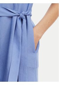 Marella Sukienka koszulowa Detto 2615221082 Niebieski Regular Fit. Kolor: niebieski. Materiał: wiskoza. Typ sukienki: koszulowe #3