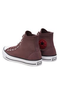 Converse Trampki Chuck Taylor All Star Polyester & Suede A12710C Bordowy. Kolor: czerwony. Materiał: materiał #3