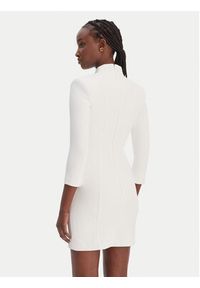 Elisabetta Franchi Sukienka koktajlowa AB-869-61E2-V520 Biały Regular Fit. Kolor: biały. Materiał: syntetyk. Styl: wizytowy #3