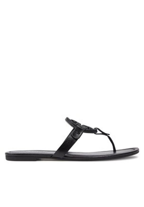 Tory Burch Japonki 145945 Czarny. Kolor: czarny. Materiał: skóra