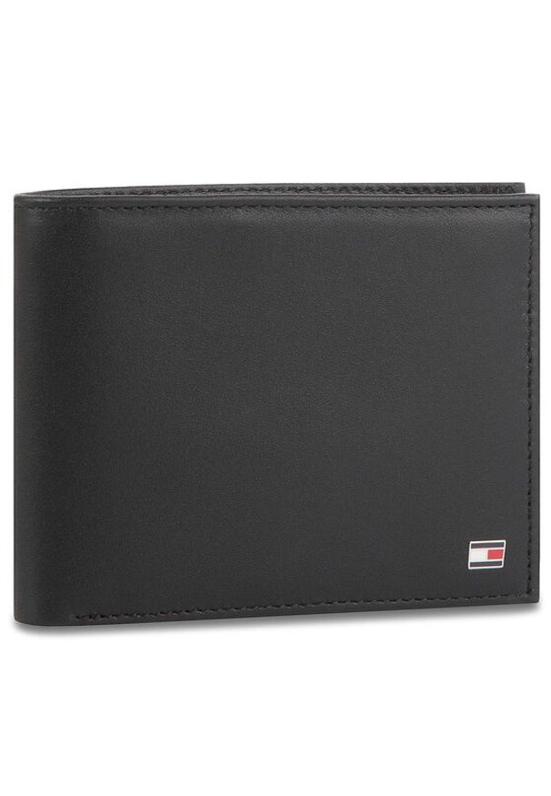 TOMMY HILFIGER - Tommy Hilfiger Portfel Eton Cc And Coin Pocket AM0AM00651 Czarny. Kolor: czarny. Materiał: skóra