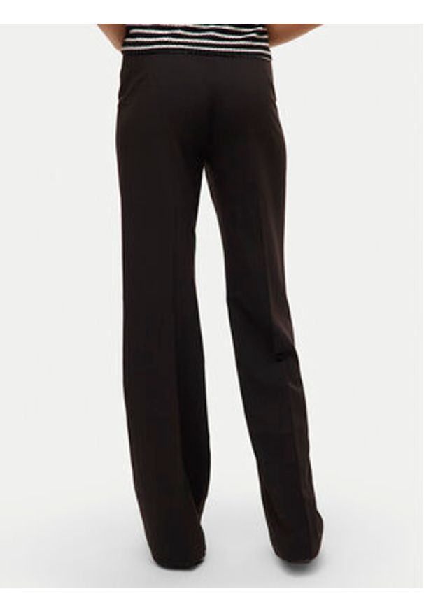 Vero Moda Spodnie materiałowe Texas 10334103 Czarny Straight Fit. Kolor: czarny. Materiał: syntetyk