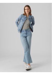 Vero Moda Kurtka jeansowa Zorica 10279789 Błękitny Regular Fit. Kolor: niebieski. Materiał: bawełna #4