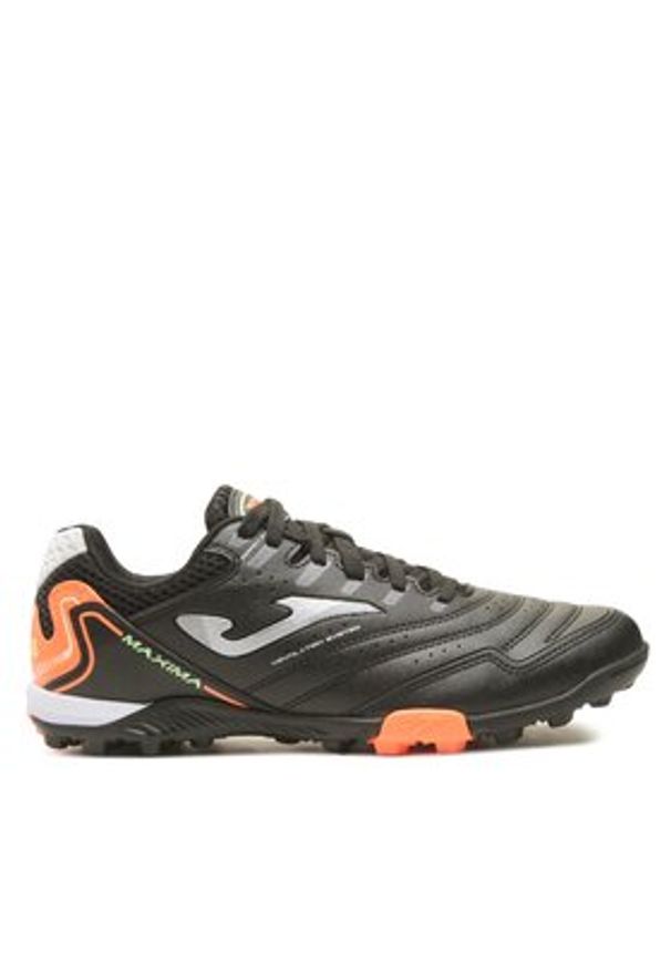Joma Buty do piłki nożnej Maxima 2301 MAXS2301TF Czarny. Kolor: czarny. Materiał: skóra