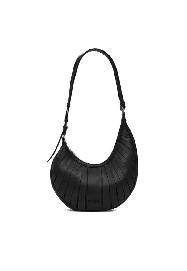 Desigual Torebka 25SAXP05 Czarny. Kolor: czarny. Materiał: skórzane