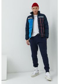 Karl Kani kurtka męska kolor granatowy zimowa oversize. Kolor: niebieski. Materiał: syntetyk. Sezon: zima #6