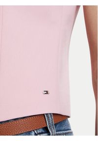 TOMMY HILFIGER - Tommy Hilfiger Kamizelka WW0WW48882 Różowy Regular Fit. Kolor: różowy. Materiał: syntetyk #2