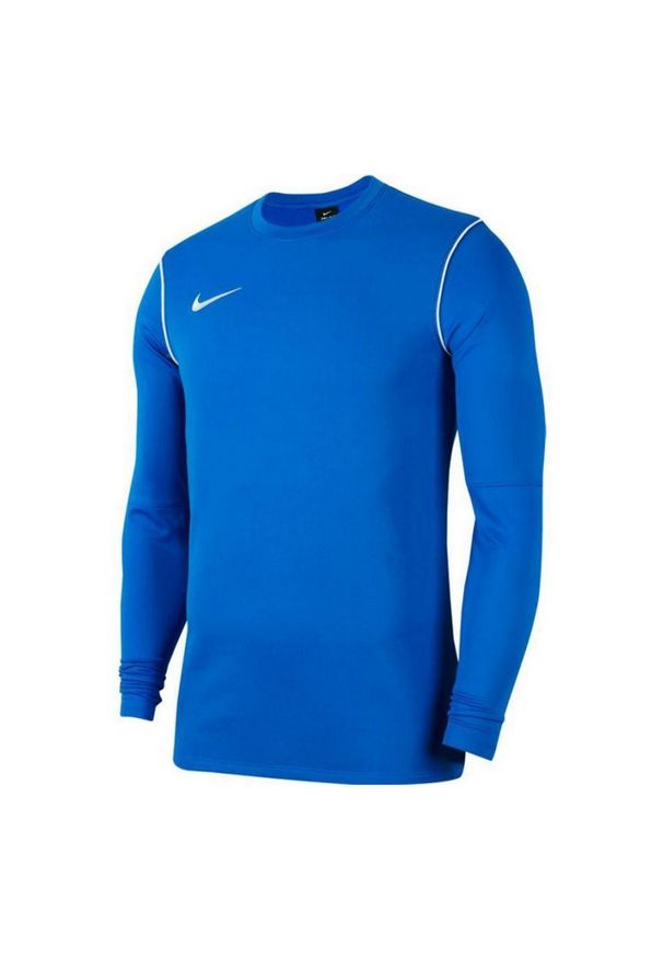 Nike - Męska Bluza Park 20 Z Okrągłym Dekoltem. Kolor: niebieski