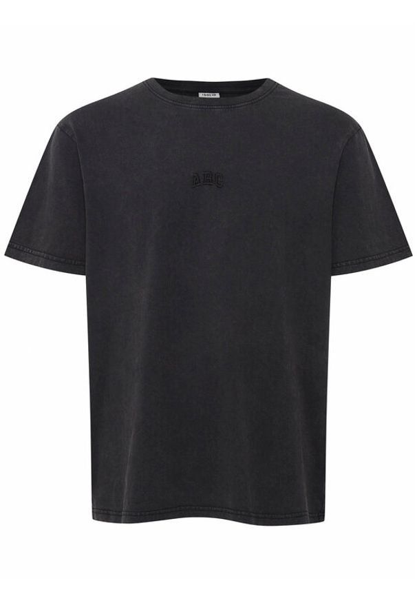 !SOLID - Solid T-Shirt 21107753 Czarny Regular Fit. Kolor: czarny. Materiał: bawełna