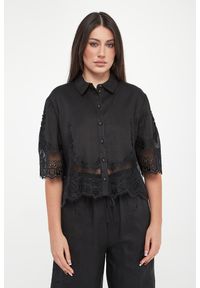 Twinset Milano - Koszula damska lniana TWINSET. Materiał: len #4