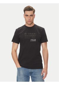 G-Star RAW - G-Star Raw T-Shirt Originals D26044-C336 Czarny Regular Fit. Kolor: czarny. Materiał: bawełna #1