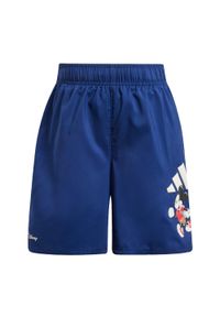 Szorty Adidas X Disney Mickey & Friends Swim 5 Inch. Kolor: biały, wielokolorowy, niebieski. Materiał: materiał. Wzór: motyw z bajki