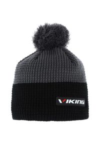 Czapka narciarska męska Viking Zak. Kolor: wielokolorowy, szary, czarny. Sezon: zima. Styl: sportowy #1