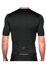 LUXA - Koszulka Rowerowa z krótkim rękawem męska Luxa Supreme Black. Kolor: czarny. Materiał: poliamid, elastan, poliester. Długość rękawa: krótki rękaw. Długość: krótkie. Sport: kolarstwo