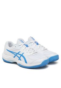 Asics Buty do tenisa Gel-Game Gs Clay/Oc 1044A082 Biały. Kolor: biały. Materiał: skóra. Sport: tenis #5