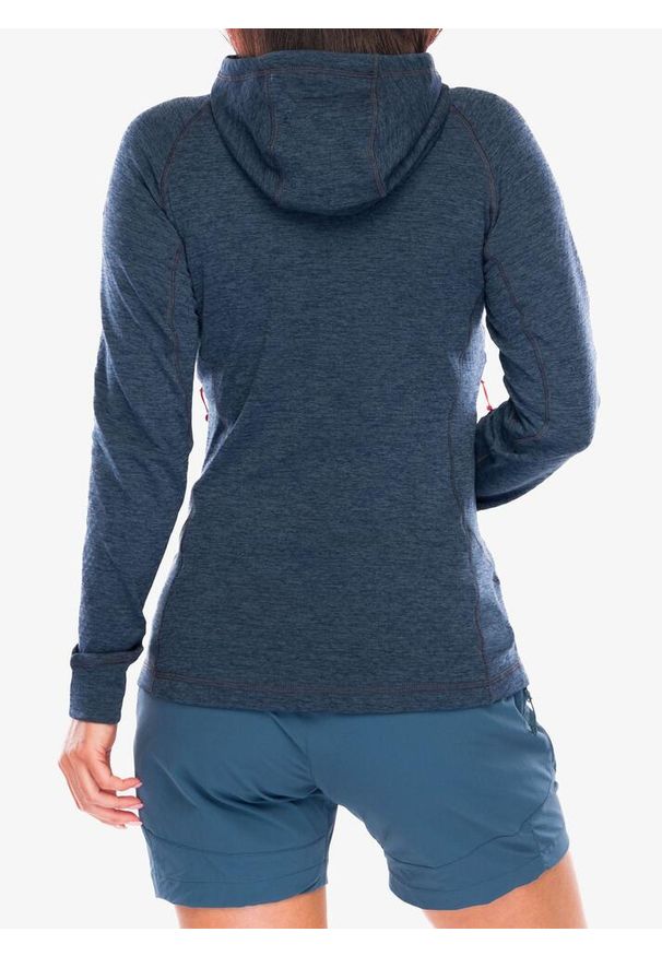 Bluza z kapturem damska Rab Nexus Hoody. Typ kołnierza: kaptur. Kolor: niebieski. Materiał: polar. Sport: turystyka piesza