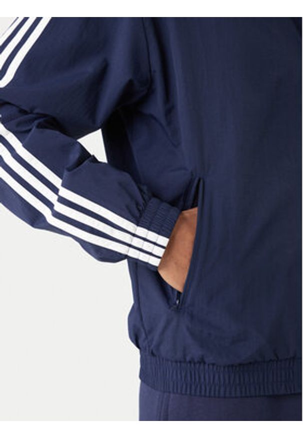 Adidas - adidas Bluza Firebird KE1365 Granatowy Regular Fit. Kolor: niebieski. Materiał: syntetyk