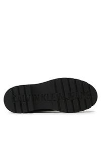 Calvin Klein Jeans Botki Combat Mid Laceup Zip Wn YW0YW01035 Czarny. Kolor: czarny. Materiał: skóra