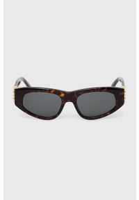 Balenciaga okulary przeciwsłoneczne damskie kolor brązowy. Kolor: brązowy #4