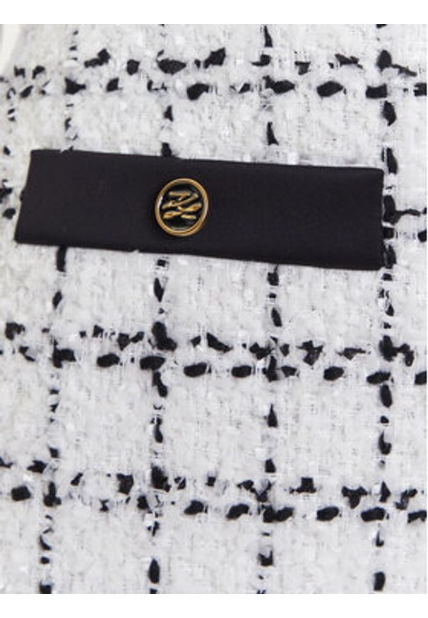 Karl Lagerfeld - KARL LAGERFELD Spódnica mini A3W12019 Écru Regular Fit. Kolor: kremowy. Materiał: syntetyk
