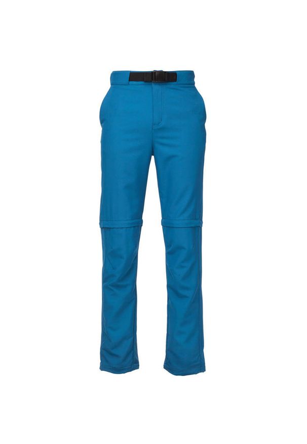 GALEO - Męskie Softshell 2in1 Spodnie - Wiatroszczelne i oddychające. Kolor: niebieski. Materiał: softshell. Sezon: wiosna, jesień. Sport: turystyka piesza