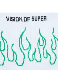 Vision Of Super Skarpety wysokie unisex VSA00169CZ Biały. Kolor: biały. Materiał: materiał