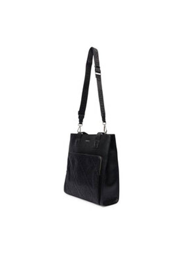 Guess Torba HMBOMG P5403 Czarny. Kolor: czarny. Materiał: skóra