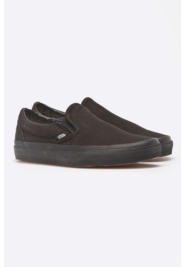 Vans - Tenisówki Classic Slip-On. Nosek buta: okrągły. Zapięcie: bez zapięcia. Kolor: czarny. Materiał: guma. Szerokość cholewki: normalna