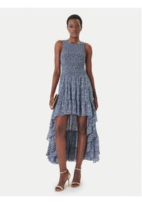 MICHAEL Michael Kors Sukienka letnia MS6836FKMN Granatowy Regular Fit. Kolor: niebieski. Materiał: syntetyk. Sezon: lato #5