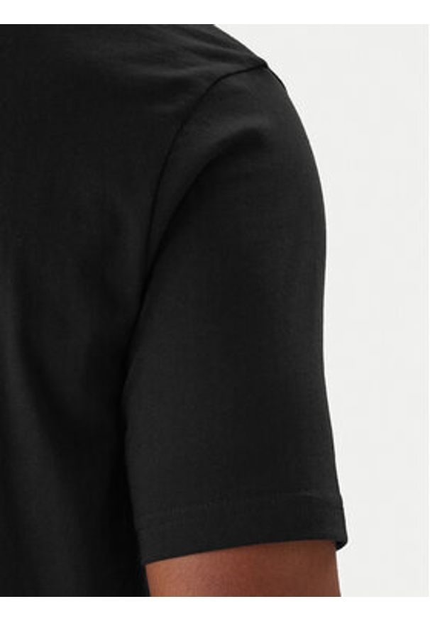 BOSS T-Shirt Logo 50553652 Czarny Regular Fit. Kolor: czarny. Materiał: bawełna