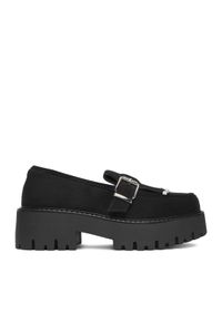 DeeZee Loafersy CEO-HY6688001-1 Czarny. Kolor: czarny. Materiał: materiał