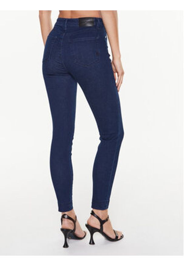Pinko Jeansy Judith 100622 A0FE Granatowy Slim Fit. Kolor: niebieski