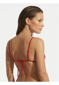 Hugo - HUGO Góra od bikini Original 50555660 Czerwony Regular Fit. Kolor: czerwony. Materiał: syntetyk #2