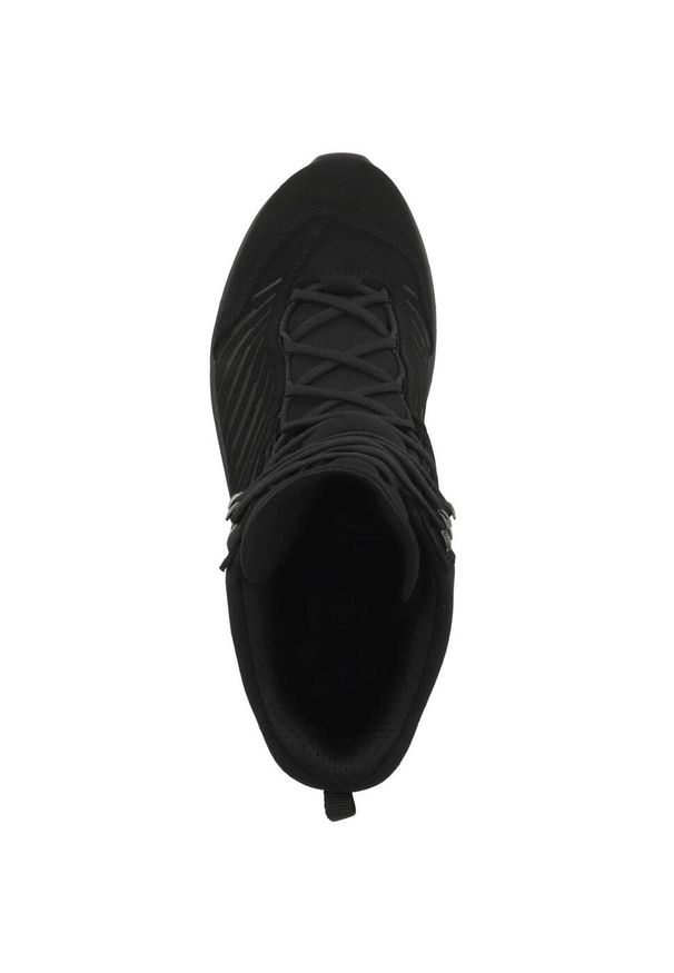 Buty do chodzenia męskie Hanwag Blueridge Es. Wysokość cholewki: za kostkę. Zapięcie: sznurówki. Kolor: czarny, wielokolorowy. Materiał: materiał, tkanina, syntetyk. Szerokość cholewki: normalna. Sport: turystyka piesza