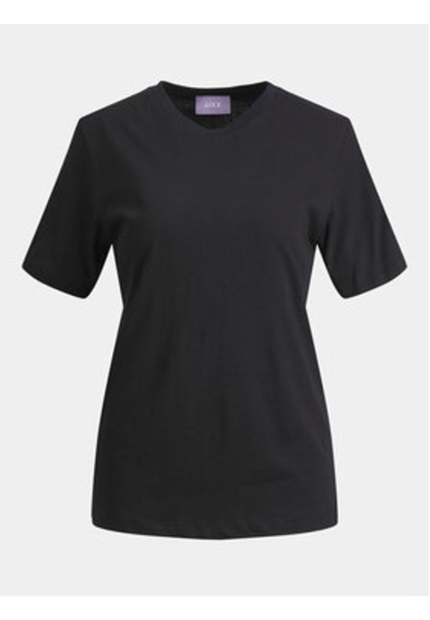 JJXX T-Shirt Anna 12200182 Czarny Regular Fit. Kolor: czarny. Materiał: bawełna