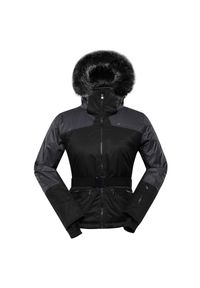 ALPINE PRO - Kurtka narciarska damska Alpine Pro Olada. Typ kołnierza: kaptur. Kolor: czarny. Sezon: zima. Sport: narciarstwo #1