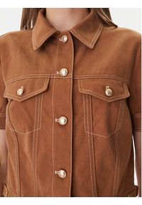 Guess Kurtka jeansowa W6GL08 W1804 Brązowy Regular Fit. Kolor: brązowy. Materiał: syntetyk #2