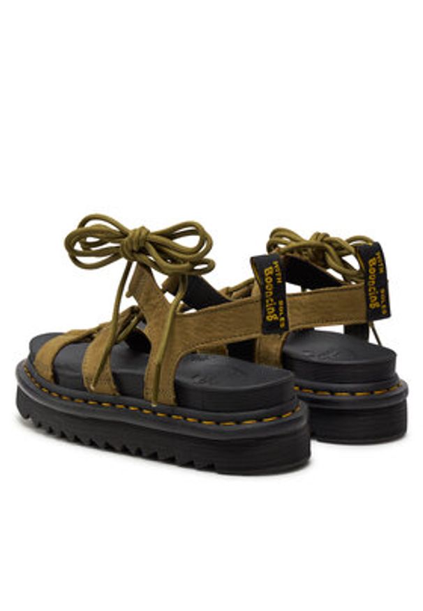 Dr. Martens Sandały Nartilla 31738357 Khaki. Kolor: brązowy. Materiał: skóra