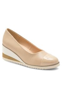 Clara Barson Półbuty WYL3396-2 Beżowy. Kolor: beżowy. Materiał: skóra #5
