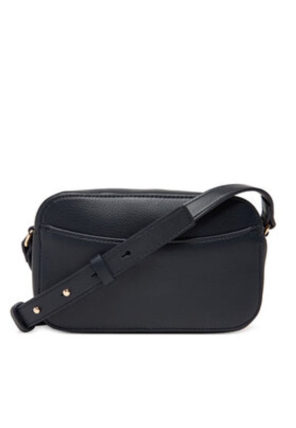 TOMMY HILFIGER - Tommy Hilfiger Torebka Th Logo Camera Bag AW0AW18115 Granatowy. Kolor: niebieski. Materiał: skórzane