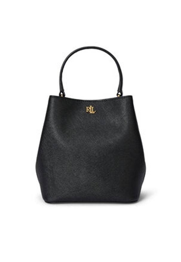 Lauren Ralph Lauren - LAUREN RALPH LAUREN Torebka 431969365001 Czarny. Kolor: czarny. Materiał: skórzane