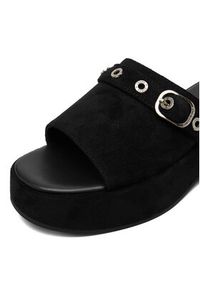 Guess Jeans Klapki CEO-HY20091-1 Czarny. Kolor: czarny. Materiał: materiał #8