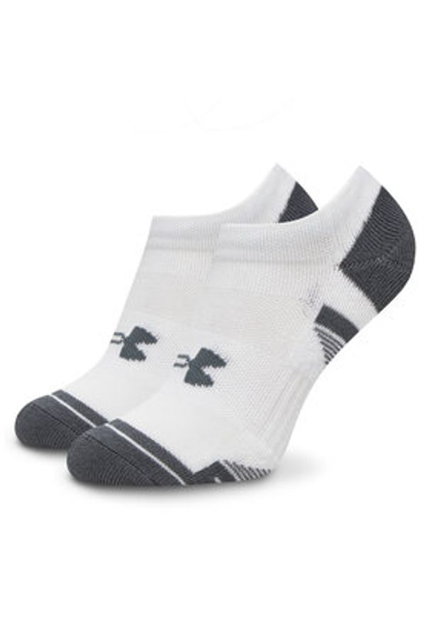 Under Armour Zestaw 3 par stopek unisex Performance Tech 1379526 Biały. Kolor: biały. Materiał: materiał, bawełna