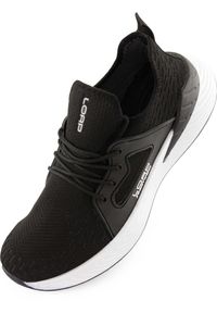 ZSPORT - Męskie trampki Loap Resist BLK 44 z wysokiej jakości skóry. Kolor: czarny. Materiał: skóra