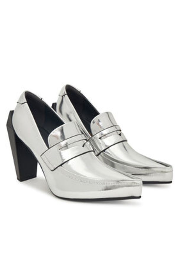 United Nude Półbuty Gem Loafer Hi 1095514116 Srebrny. Kolor: srebrny. Materiał: skóra