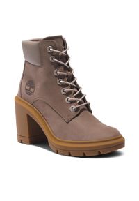 Botki Timberland Allington Heights 6In TB0A5Y6Z9291 Taupe Nubuck. Kolor: beżowy. Materiał: nubuk