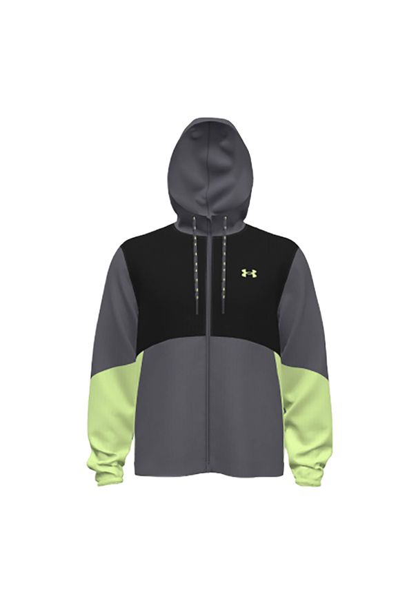 Kurtka treningowa męska Under Armour Legacy Windbreaker. Kolor: szary